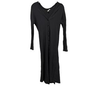 Women’s Vetta Dress Gray Small S Button Down‎